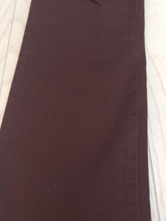 MCM Brown Diamond Logo Pants 28” Waist 28” Inseam 40" Length