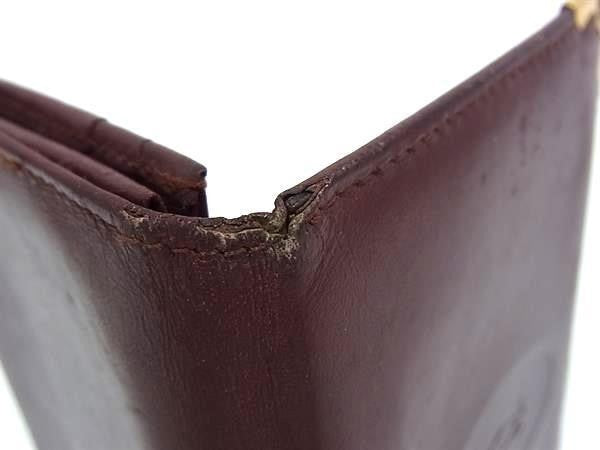 Cartier Must Line Leather Card Case, Card Holder, Business Card Holder, Pass Cas
