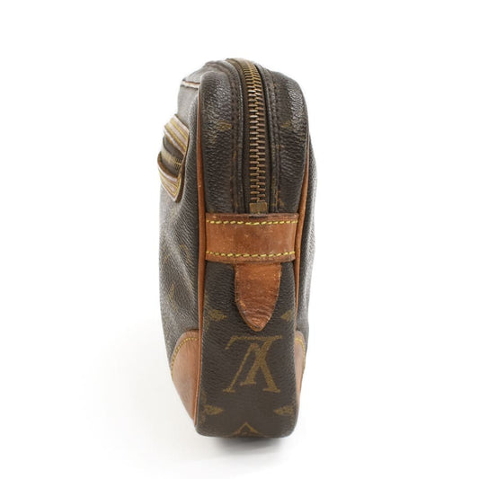 Louis Vuitton Marly Dragonne GM | Monogram Canvas Wristlet Clutch | Brown | M51825