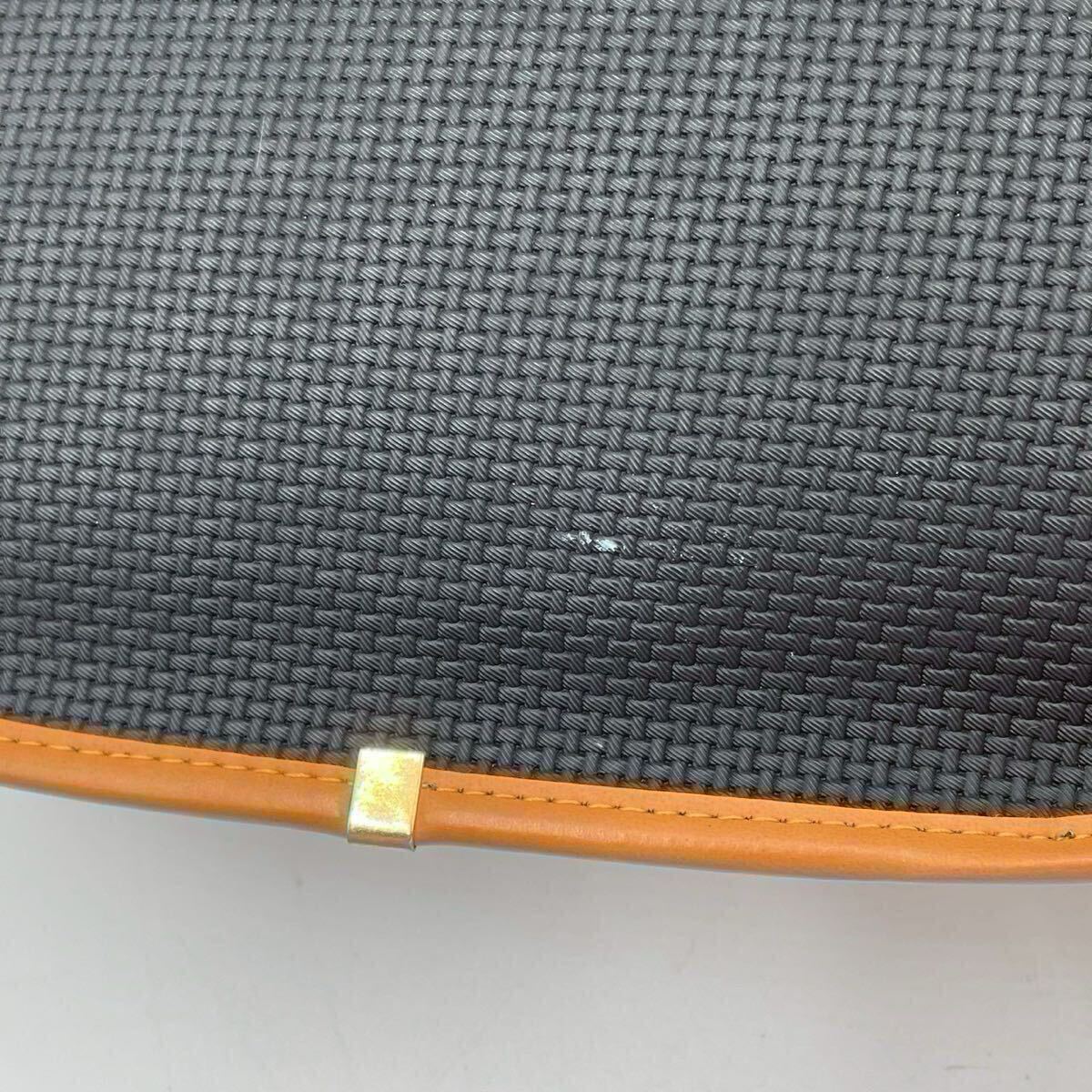 Yves Saint Laurent YSL Vintage Shoulder Bag Navy Brown