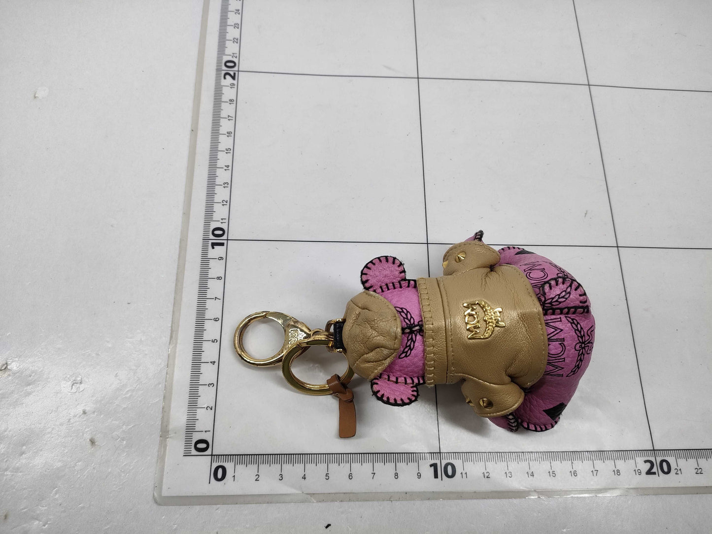 MCM Bear Charm Key Case/Keychain