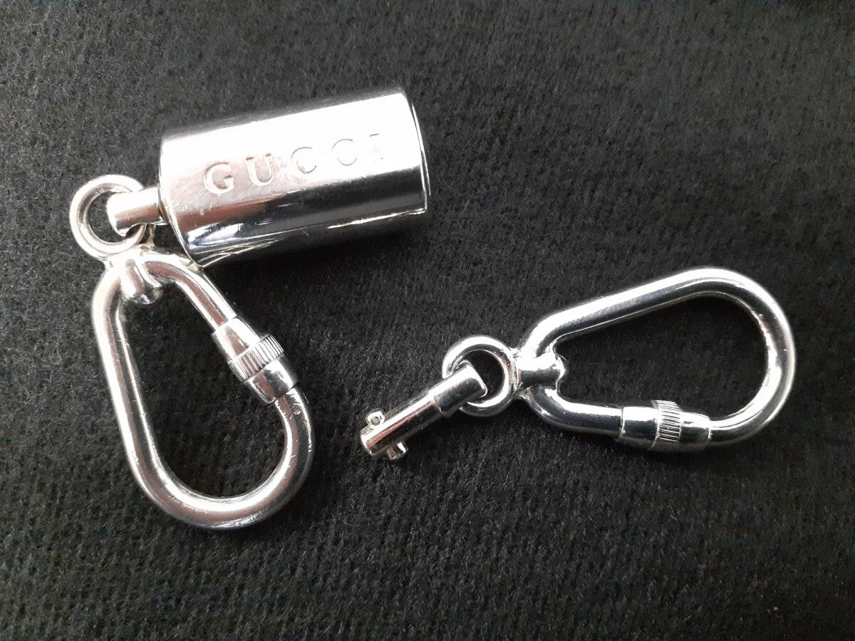 GUCCI Keyring Keychain Carabiner with Box