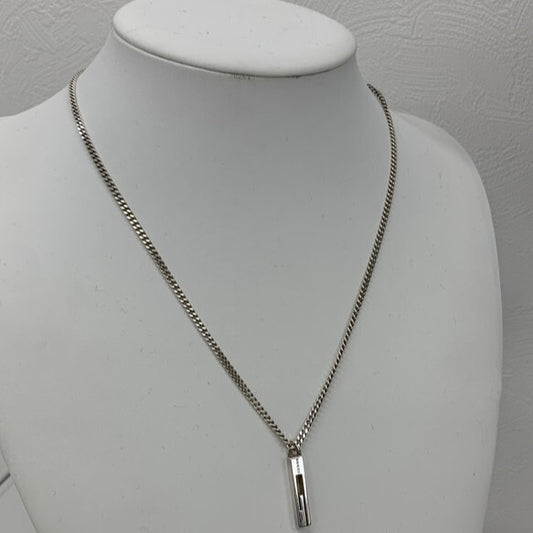 GUCCI necklace, silver (SV925) Includes box, dust bag Approx. 48cm length, 15.2g (Model number: GII63083)