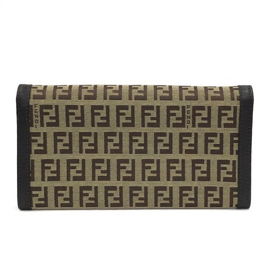 FENDI Bi-fold Long Wallet, Zucca Pattern, 2270-8M0000-038