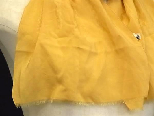 Celine Macadam Scarf | Silk | Yellow