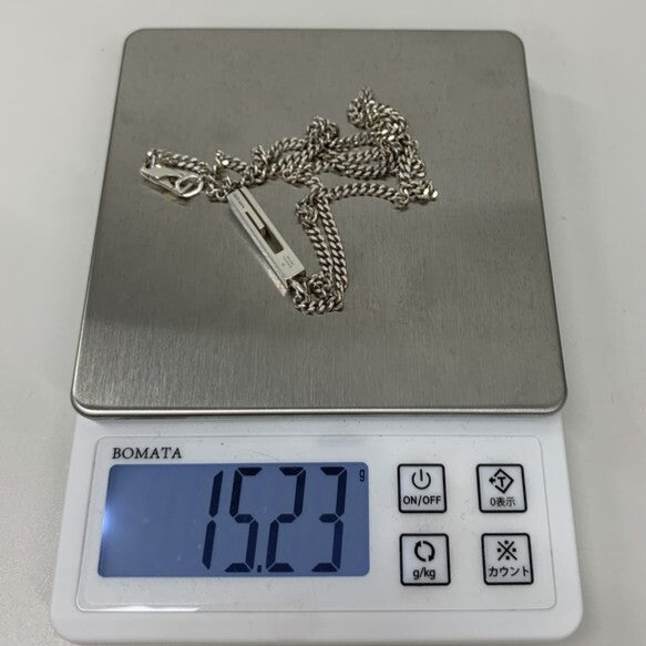 GUCCI necklace, silver (SV925) Includes box, dust bag Approx. 48cm length, 15.2g (Model number: GII63083)