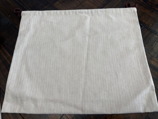 Hermes Dust Bag Beige 14.75 x 12