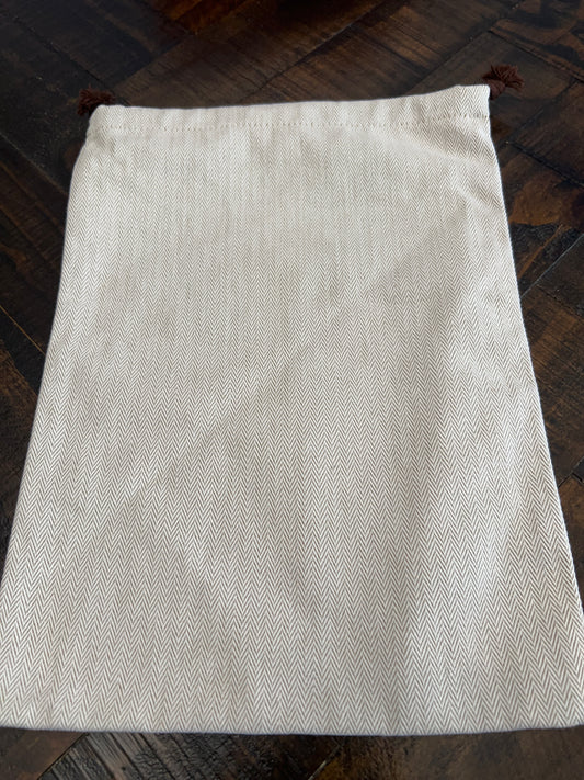 Hermes Dust Bag Beige 9 x 12.5