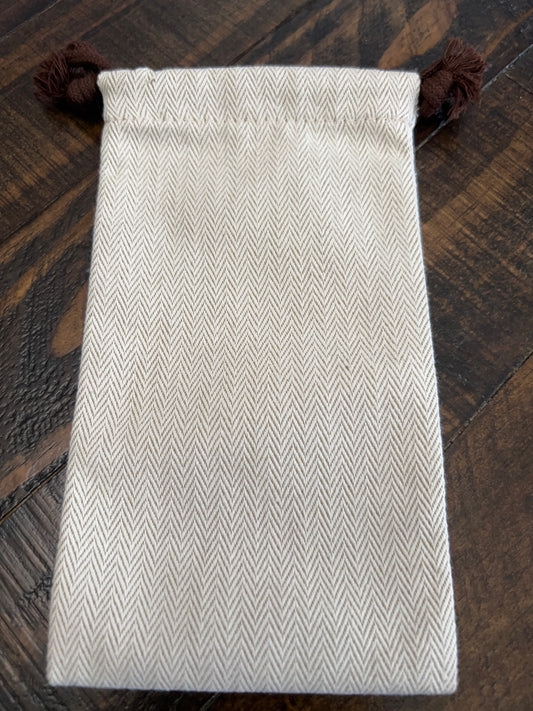 Hermes Dust Bag Beige 4 x 7