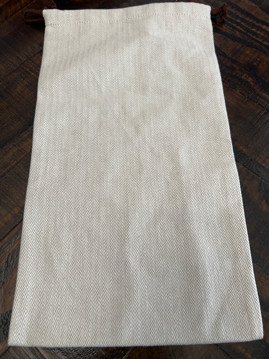 Hermes Dust Bag Beige 7.5 x 13.5