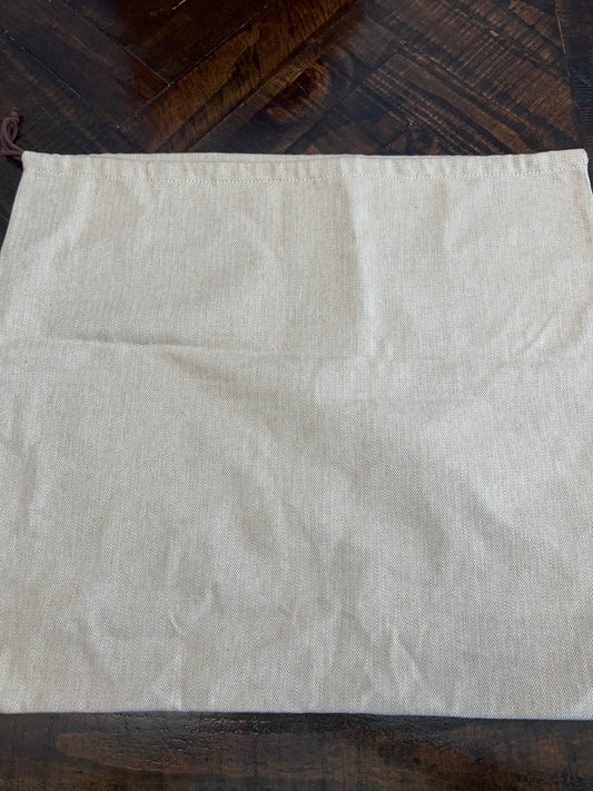 Hermes Dust Bag Beige 21 x 19