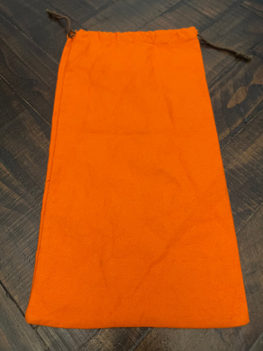 Hermes Dust Bag Orange 8" x 14"