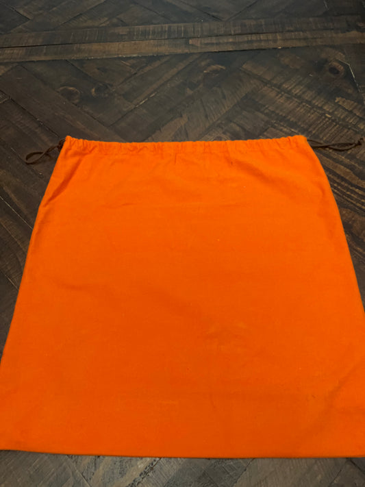 Hermes Dust Bag Orange 17.5" x 17"