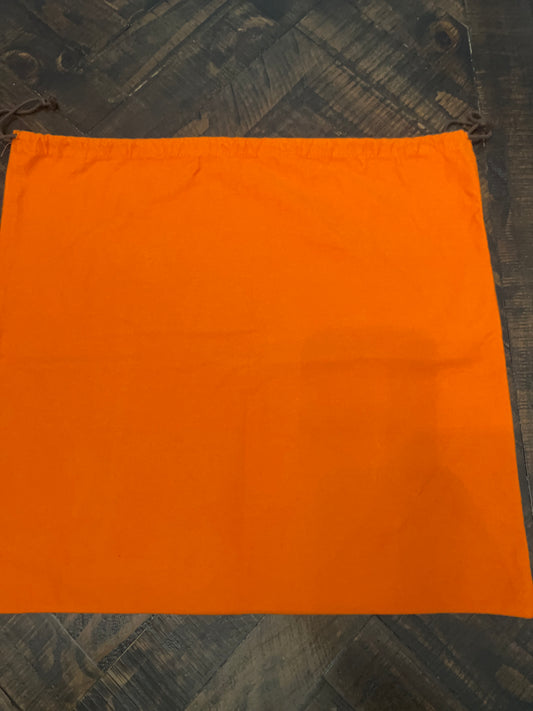 Hermes Dust Bag Orange 21" x 19"