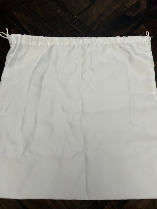 Fendi Storage Drawstring Dust Bag Polyester White 16" x 16"