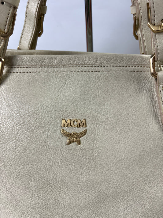 MCM Tote/Shoulder Bag White