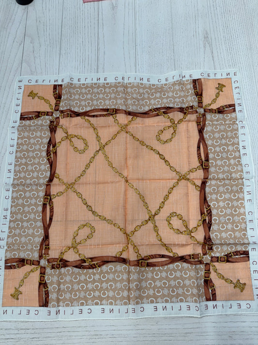 CELINE Handkerchief/Scarf 17x17