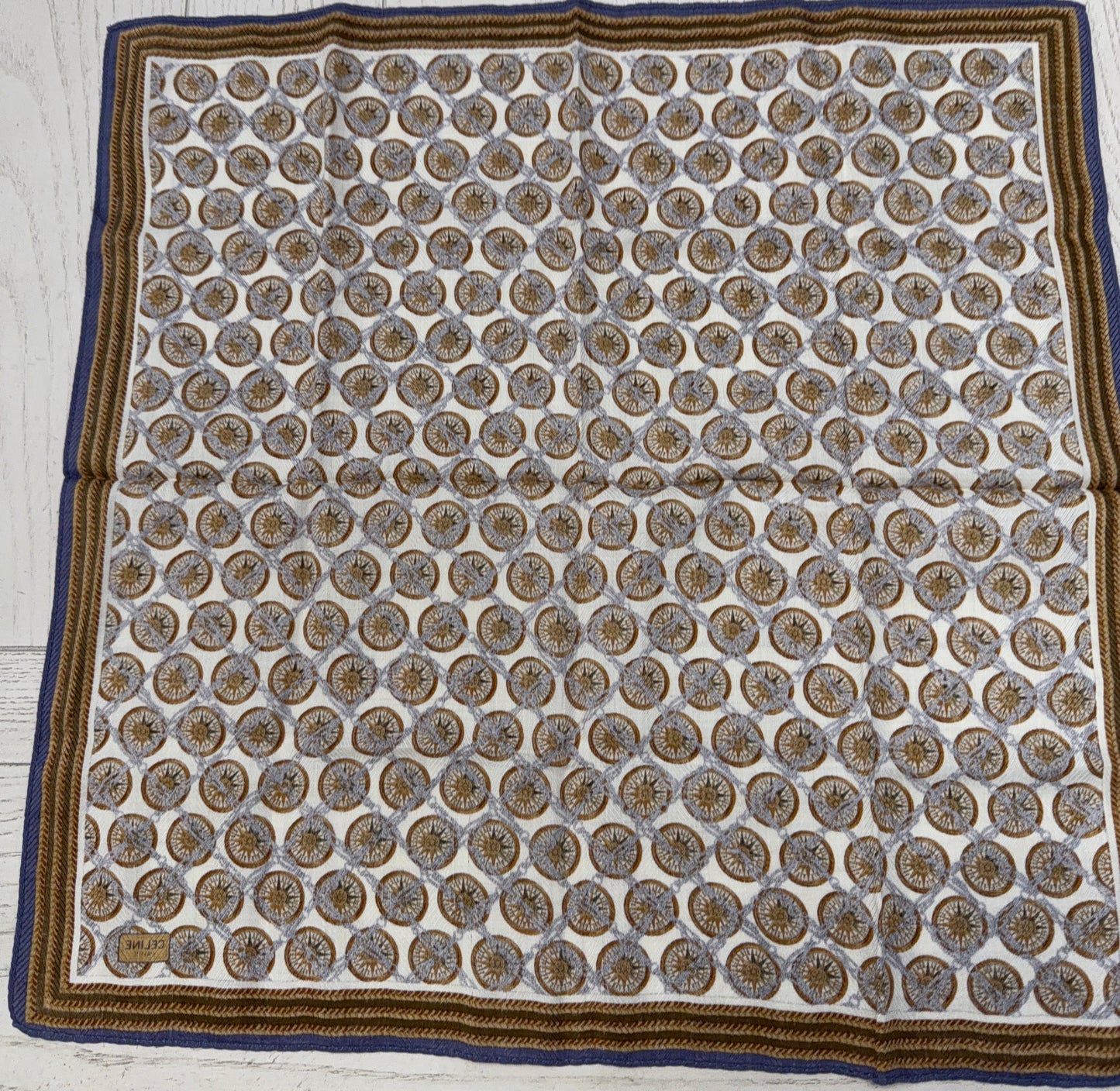 CELINE Handkerchief/Scarf 17x17
