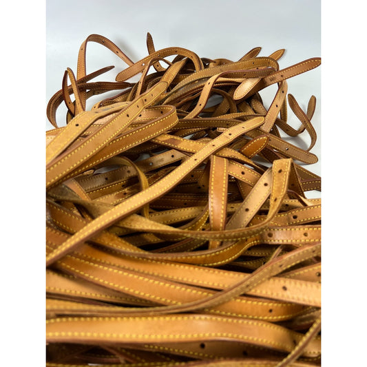 Louis Vuitton Leather Shoulder Strap 27.25" x 1 5/8 Beige 1 Strap