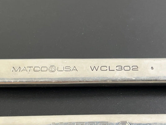 MATCO USA 15/16 WCL302 & 13/16 MCL262W Combination Wrench