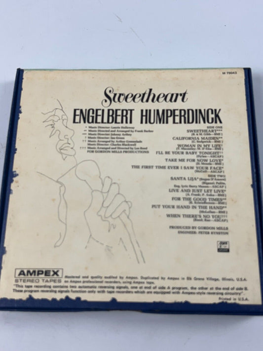 ENGELBERT HUMPERDINCK 4 TRK 7 1/2 IPS REEL TO REEL TAPE