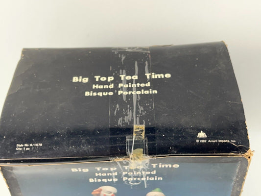 Arnart Imports Big Top Tea Time Clowns Hand Painted Bisque