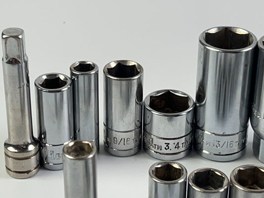 Allied 37 piece mixed socket set See Pictures