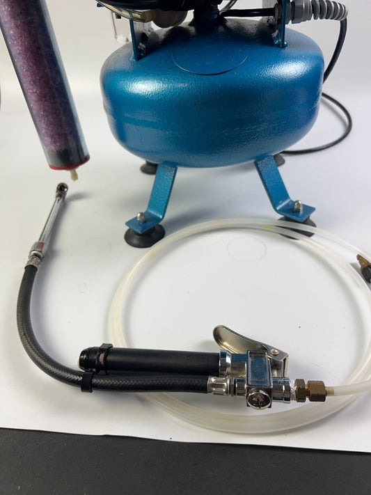 KNF Neuberger Vacuum Pump Motor Type MW5674 / VDE 0530 Complete Setup