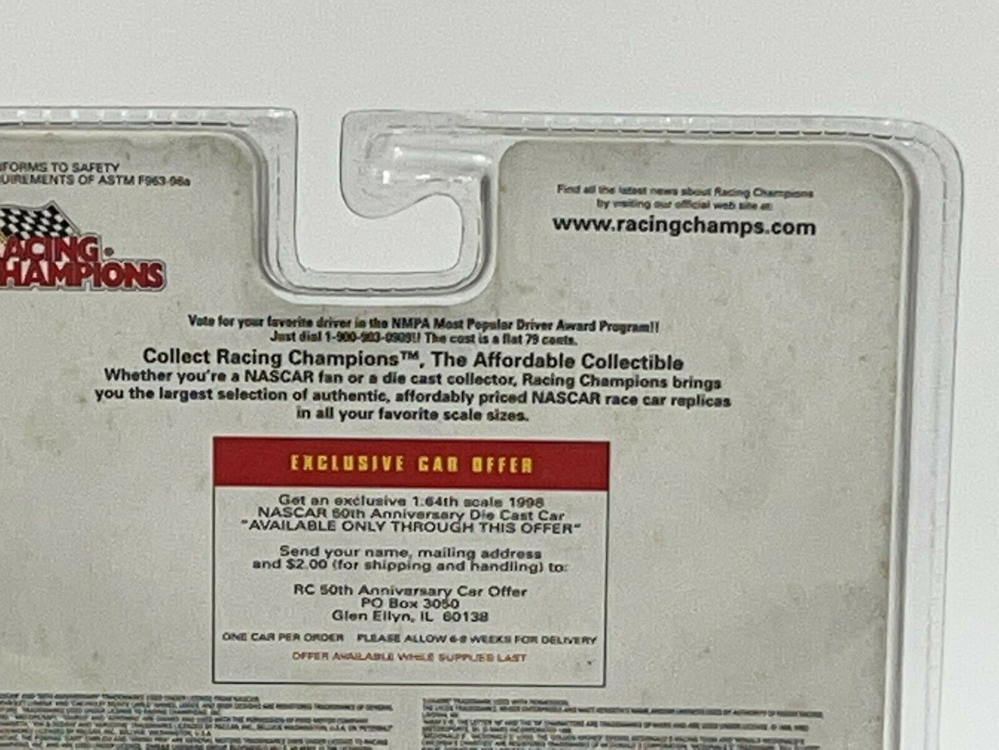 Racing Champions 50th Anniversary Tracy Leslie #63 1:64 Scale NASCAR
