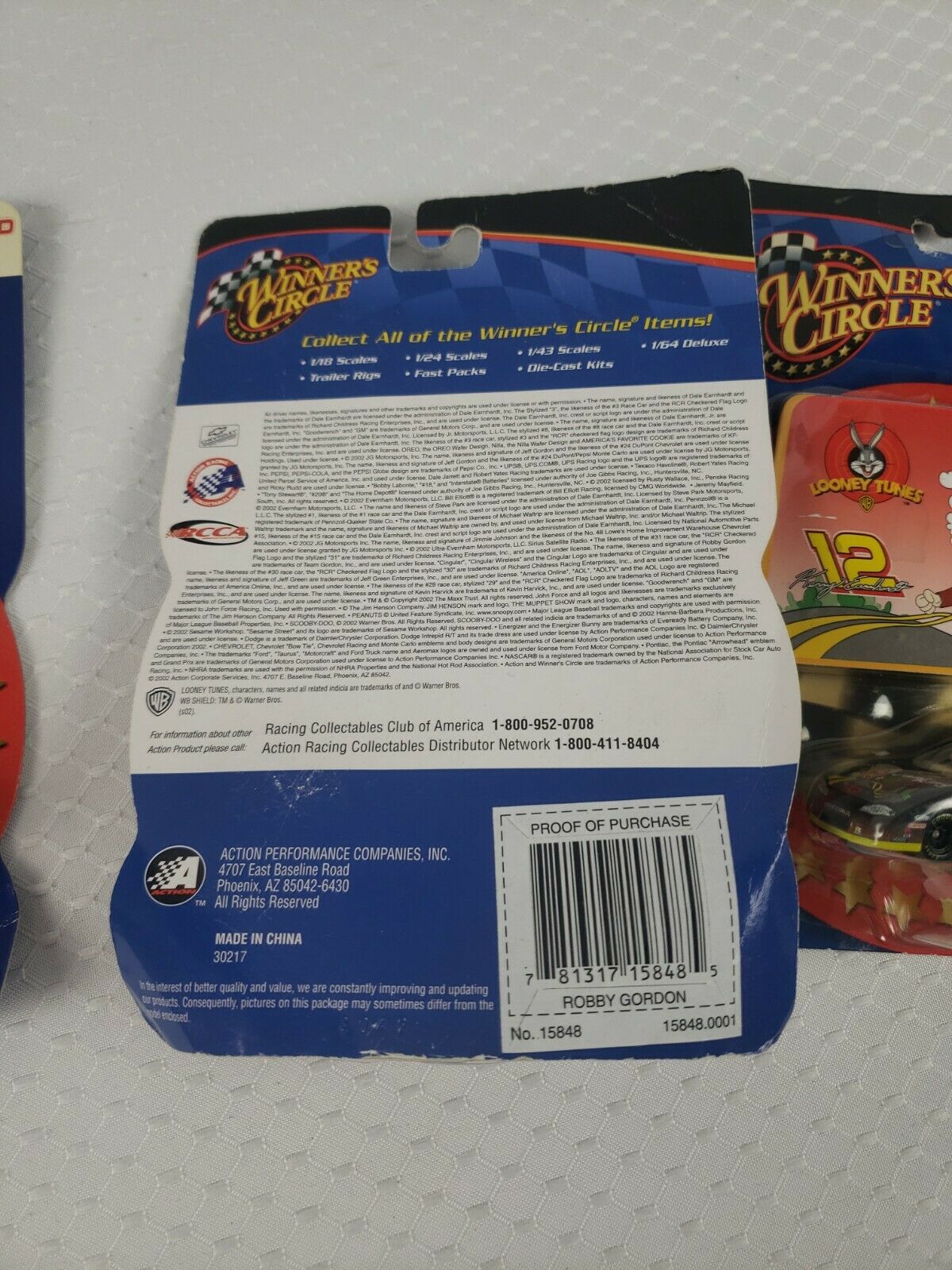 WINNERS CIRCLE LOONEY TUNES Lot de 3