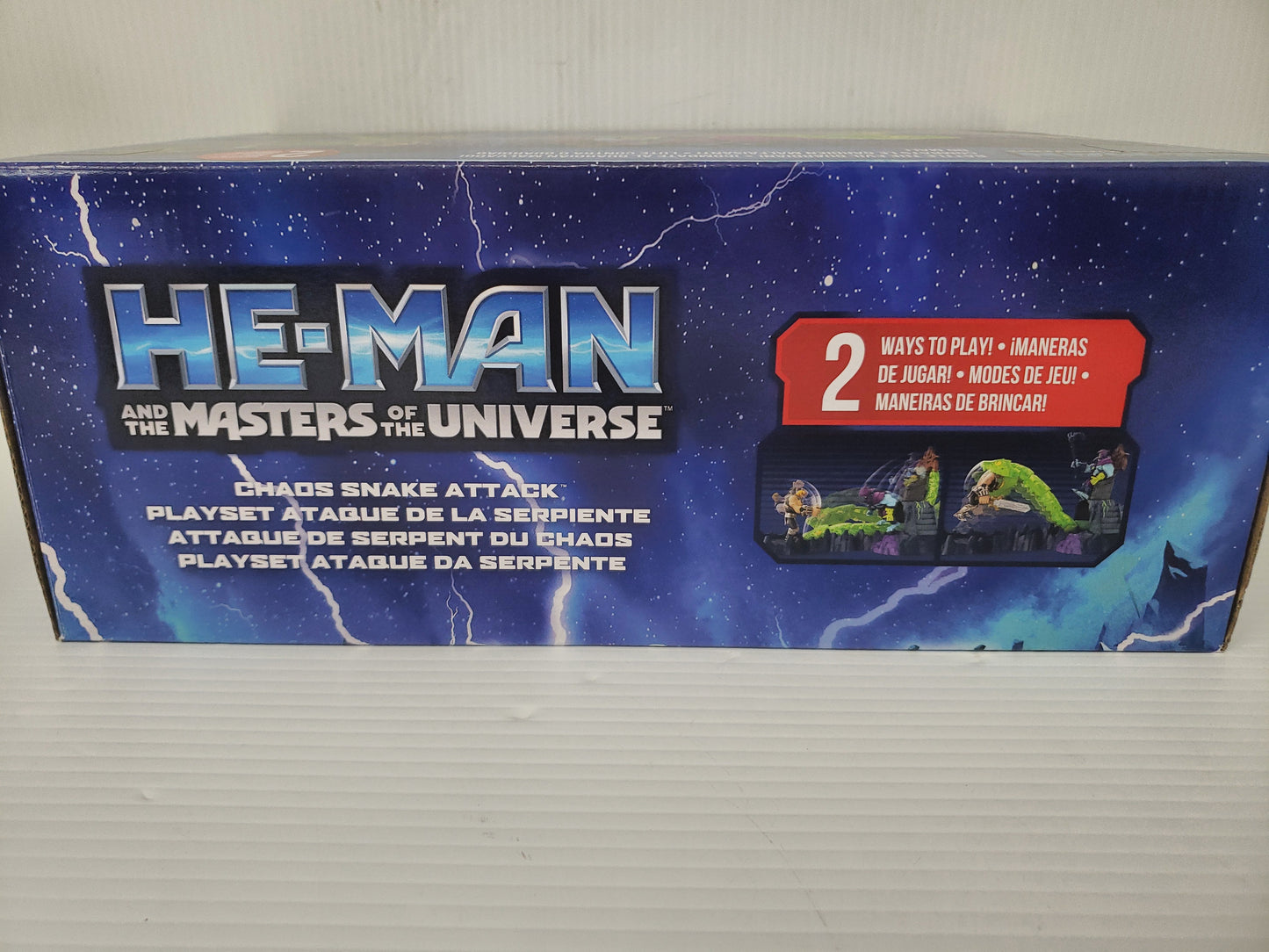 He-Man CHAOS SNAKE ATTACK Ensemble de jeu Maîtres de l'univers MOTU