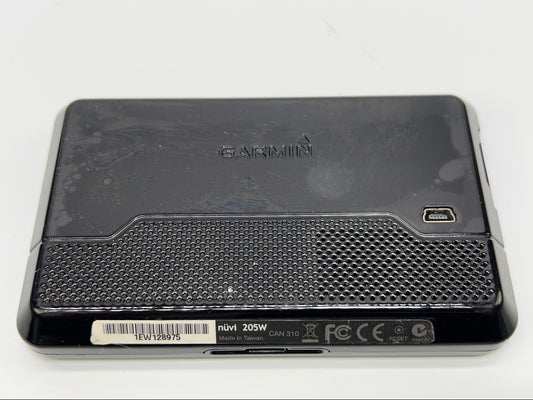 Unité de navigation GPS à écran tactile Garmin Nuvi 205W UNIQUEMENT testée