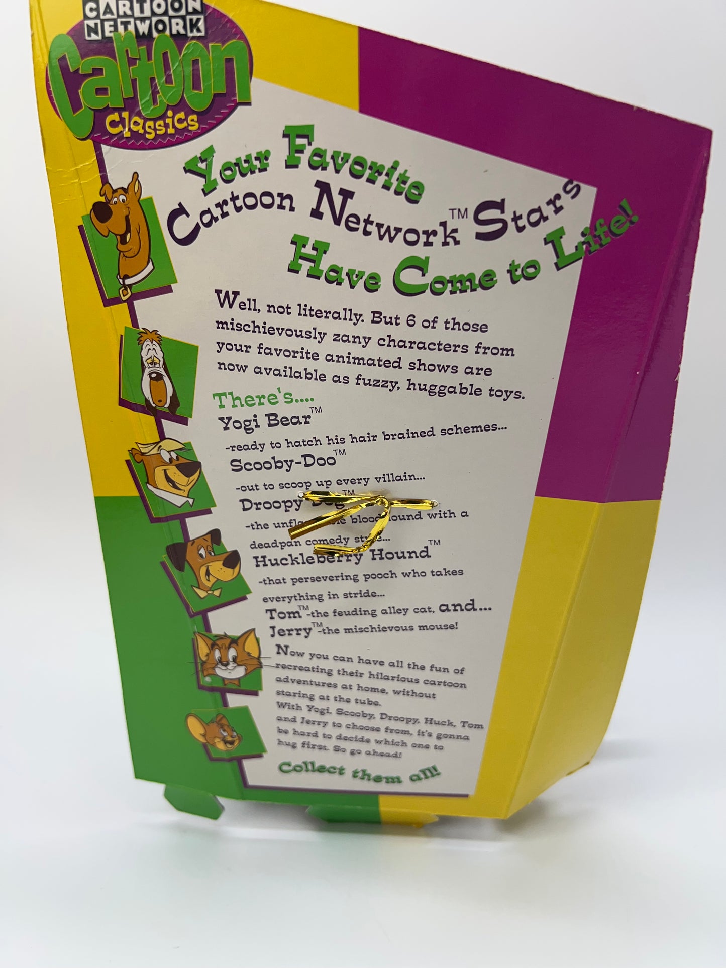 SCOOBY DOO Plush Stuffed Animal 10” Cartoon Network Hanna-Barbera 1996