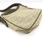 Celine Macadam Crossbody Bag | Canvas & Leather Shoulder Bag | Brown | Women's
