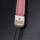 GUCCI Interlocking G Leather Strap Keychain for Women, Pink