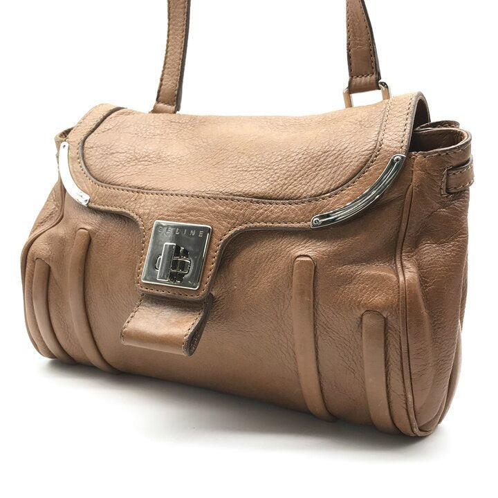 Celine Shoulder Bag | Leather Crossbody | Brown | Women's