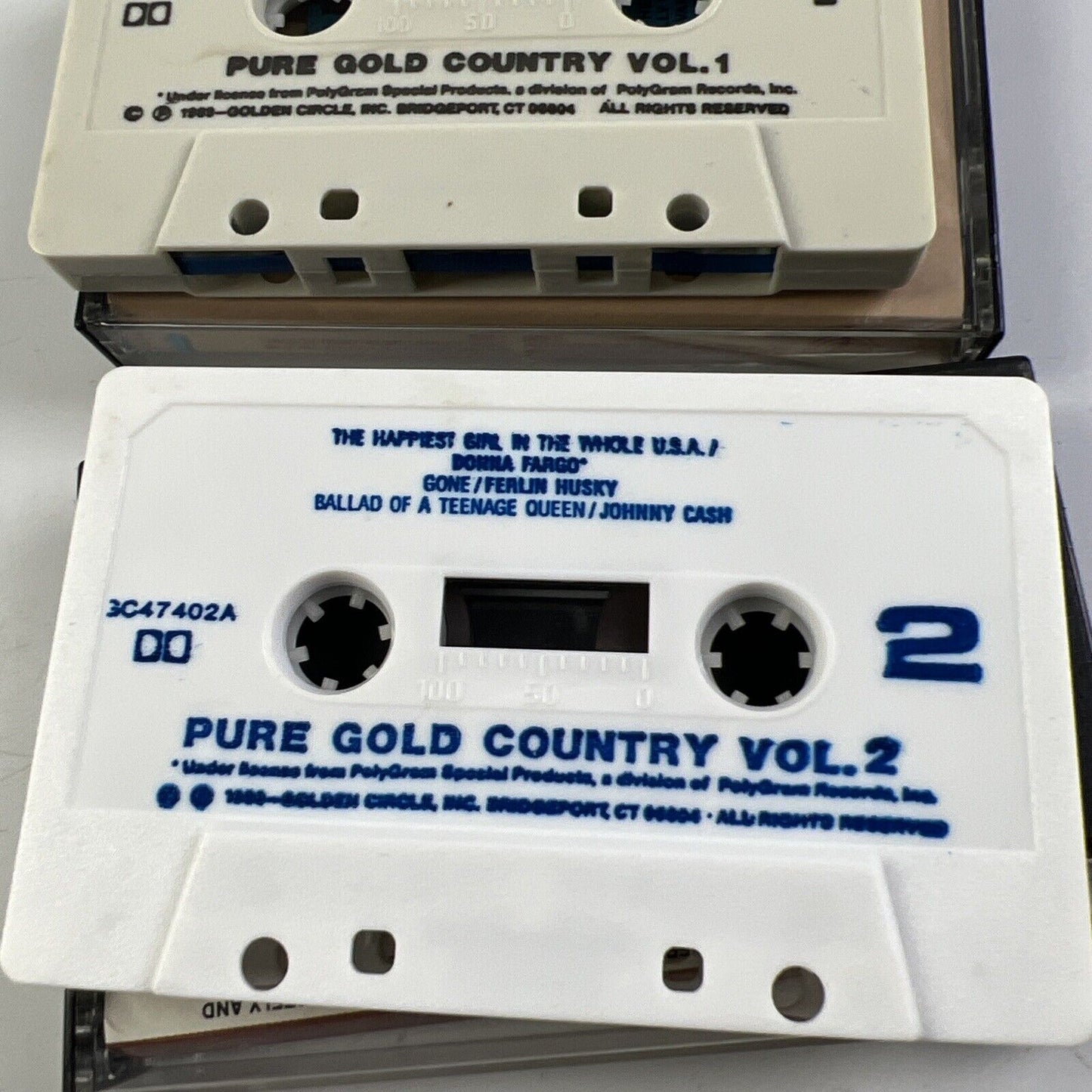 Pure Country Gold Vintage Cassette Tapes Volumes 1 & 2