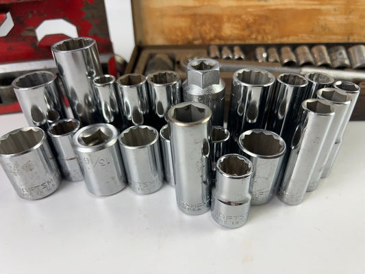 Craftsman Sockets Mixed Lot of 21 and 23 Hebrand and Others Total 44