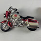 HARLEY-DAVIDSON ORNAMENT COLLECTION, 5 Bikers 1 Harley Santa Ball