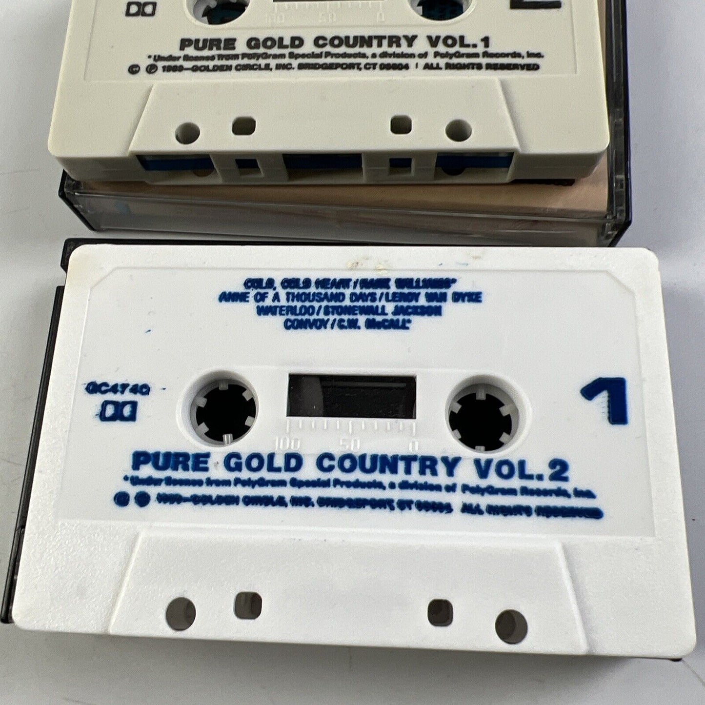 Pure Country Gold Vintage Cassette Tapes Volumes 1 & 2