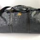 Vintage MCM Black Monogram Visetos Duffle Travel Bag w/strap Handmade In Germany