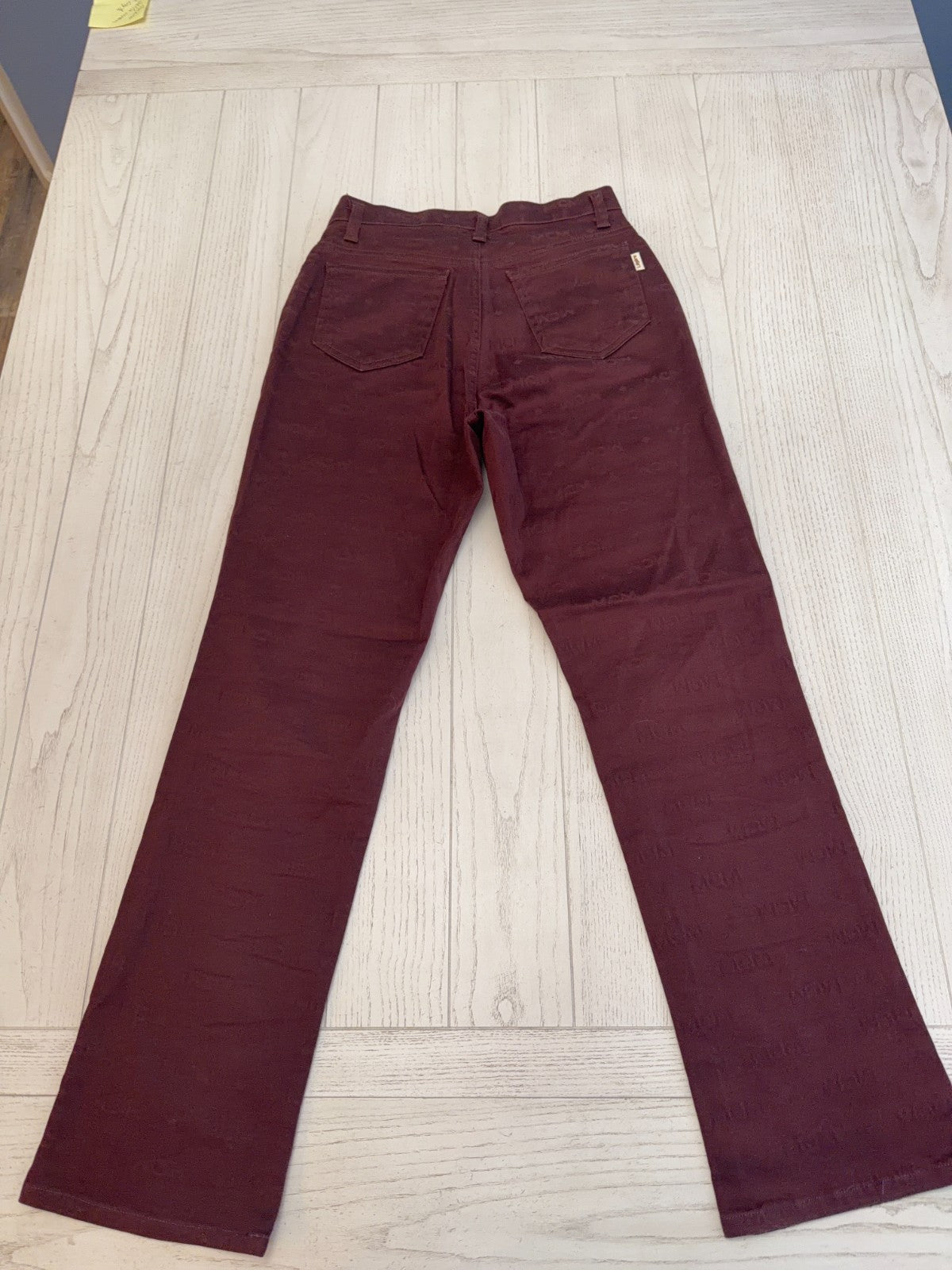 MCM Brown Diamond Logo Pants 28” Waist 28” Inseam  40" Length