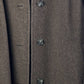 REGENCY Alpaca Dark Brown Alpaca & Wool Long Coat Overcoat USA