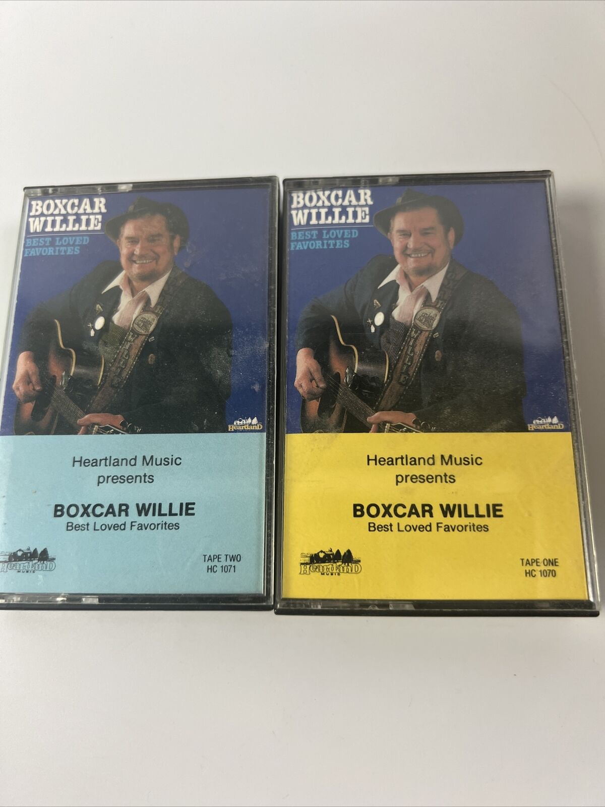 Boxcar Willie Heartland Music Presents Best Loved Favorites Cassettes 2X