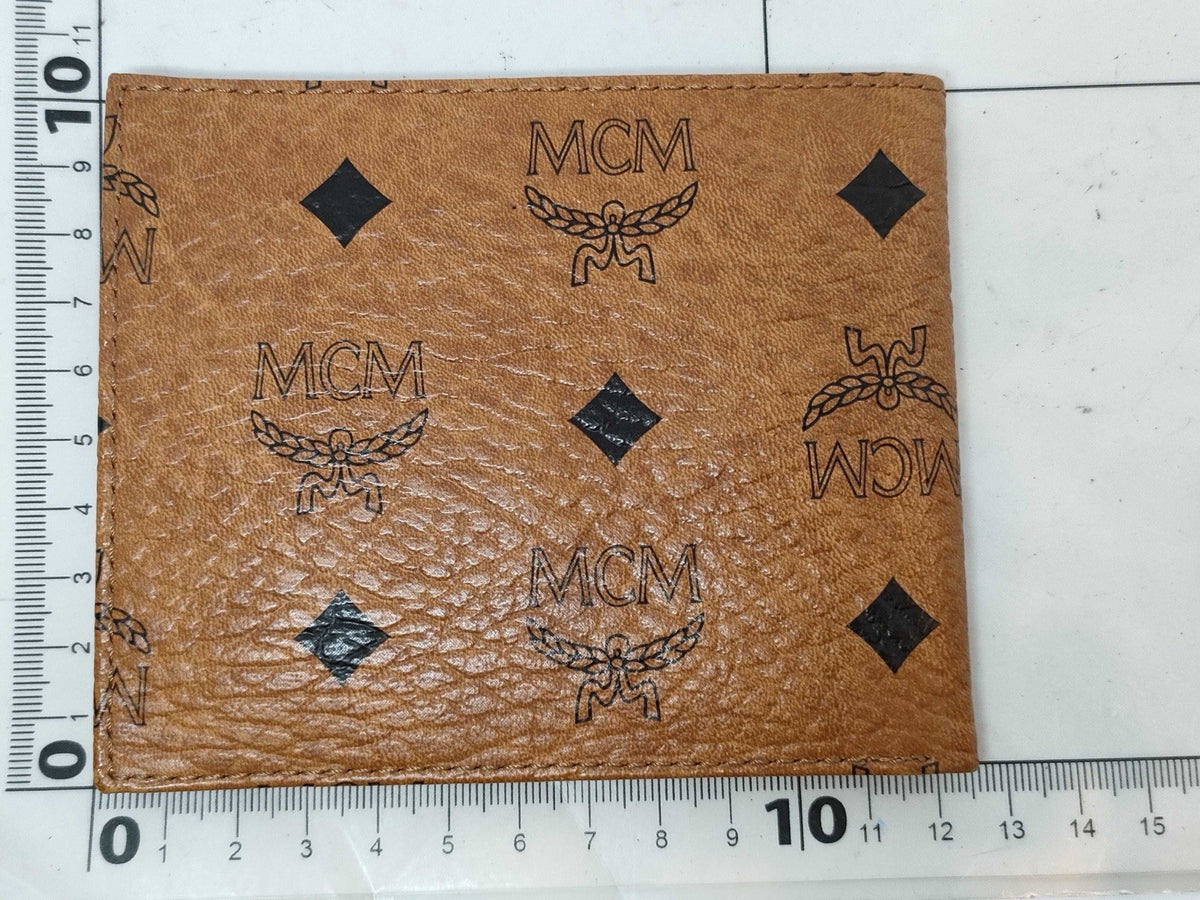 MCM Visetos Bi-Fold Wallet | Cognac Brown | Pre-Owned