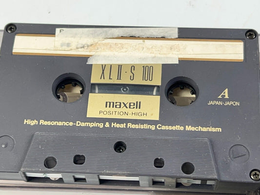 MAXELL UD XL-II 90, XL-II-S 90, XL-II-S 100 CASSETTES PREVIOUSLY RECORDED