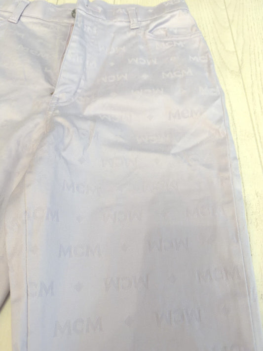 MCM Purple Diamond Logo Pants 27” Waist 31” Inseam  42" Length