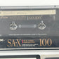 TDK 5 Cassette Tapes Sold As Blanks 3- SA-X100  1- SM10 1- MA-C 60