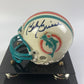 Bob Griese Miami Dolphins Autographed 1972 Throw Back Mini Helmet