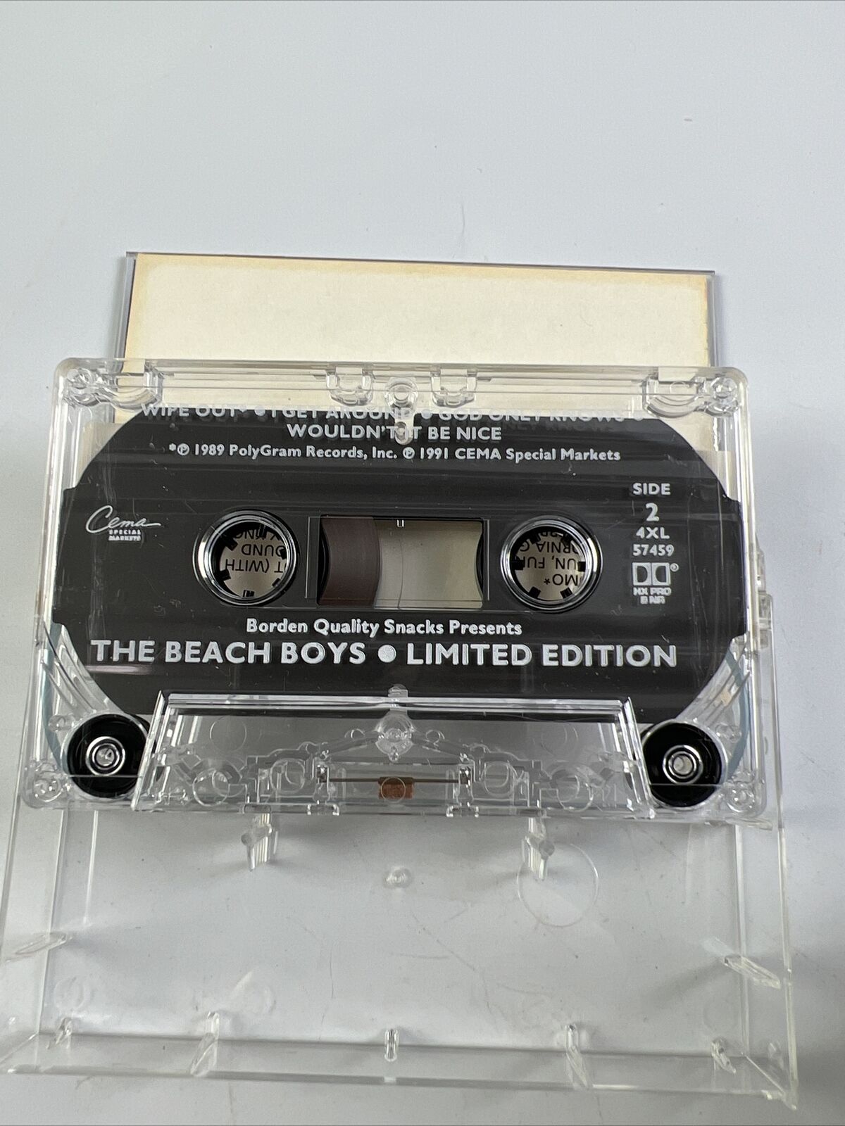 LIMITED EDITION THE BEACH BOYS CASSETTE BORDEN 4XL-57459